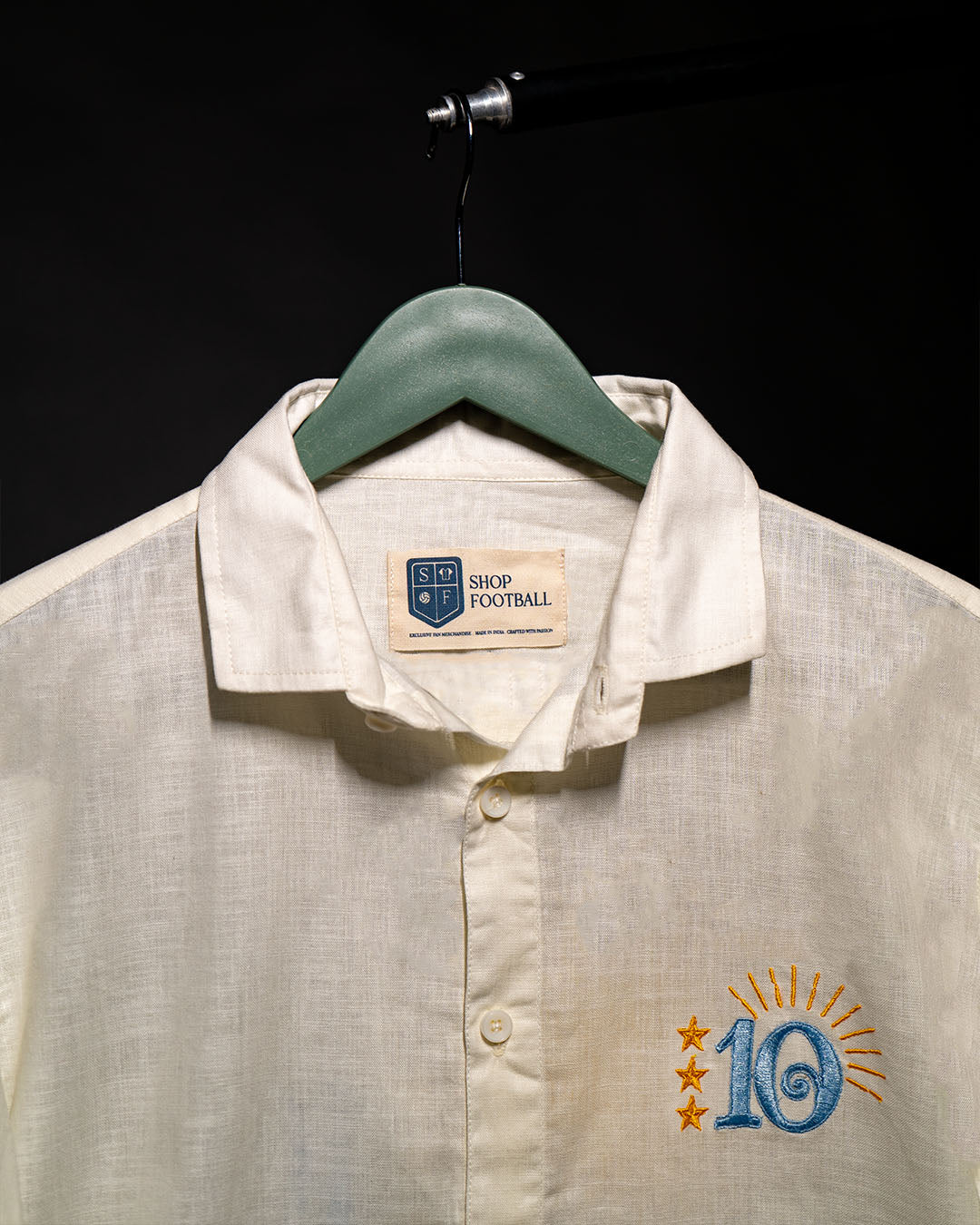 Argentina Linen-Blend Shirt