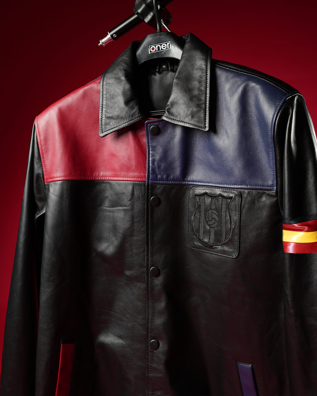 Blaugrana Pure Leather Jacket