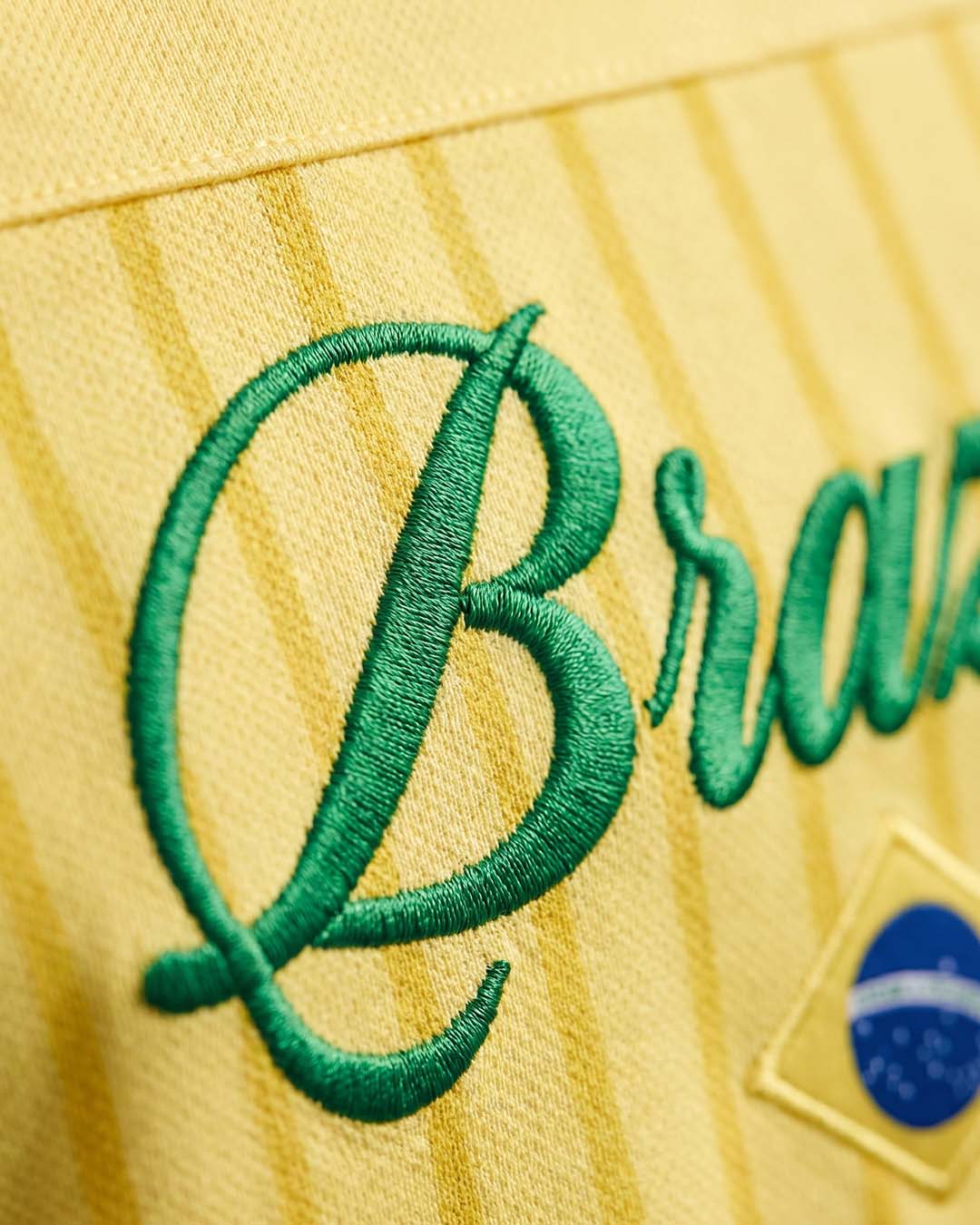 Brazil Women's Oversized Cropped Polo