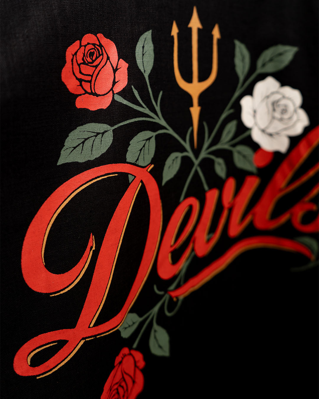 Devils Linen-Blend Shirt