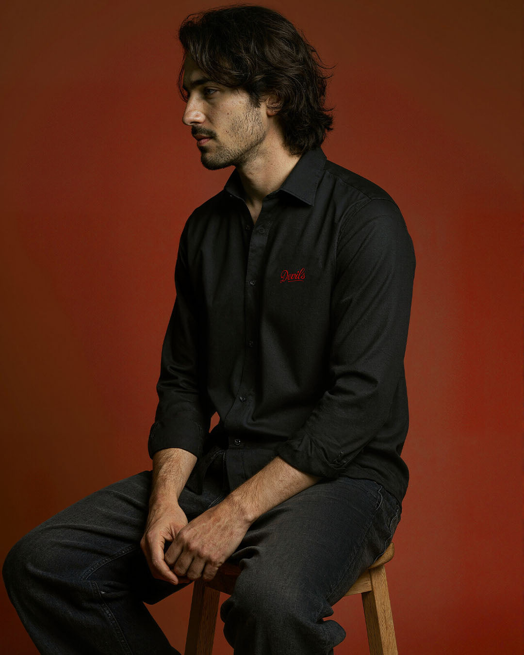 Devils Linen-Blend Shirt