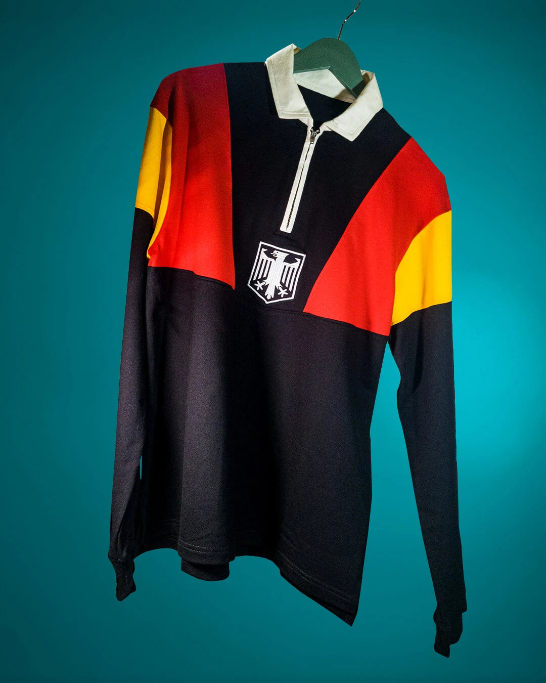 Vintage Colorblock Collared outlet Sweatshirt