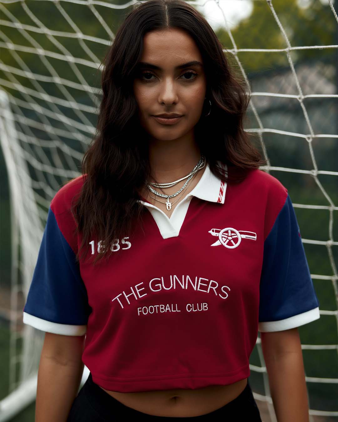 Gunners Women's Oversized Cropped Polo
