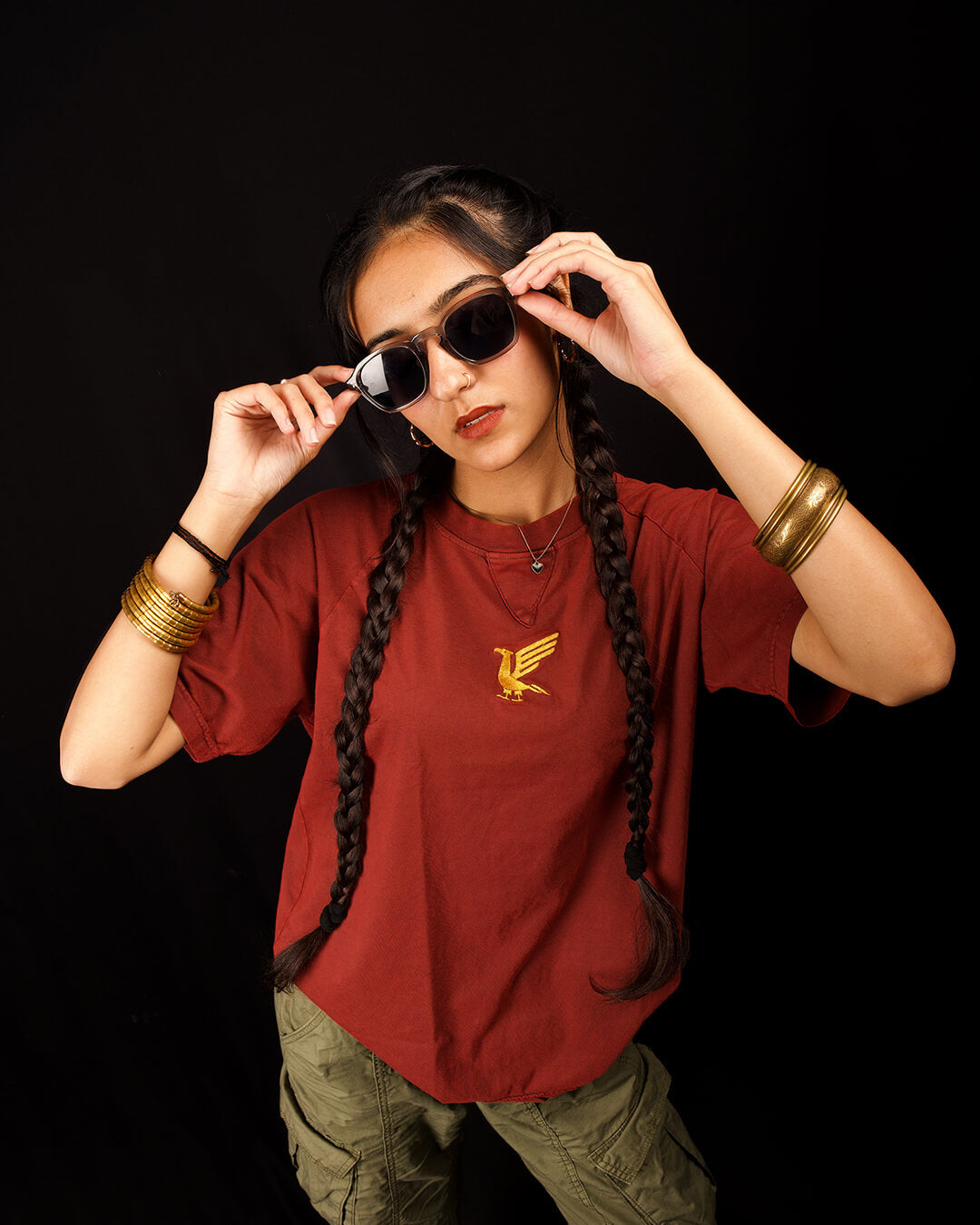 Red Bird Classic Acid Wash
