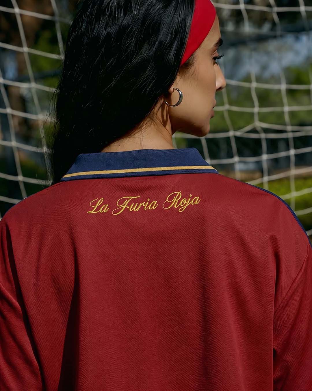 Spain Women's Oversized Cropped Polo