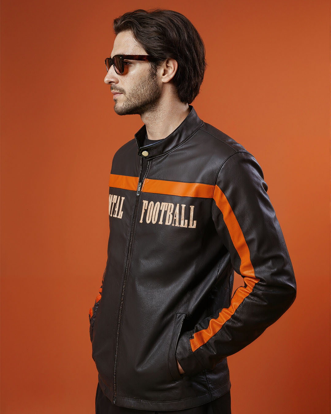 Total Football Pure Leather Jacket