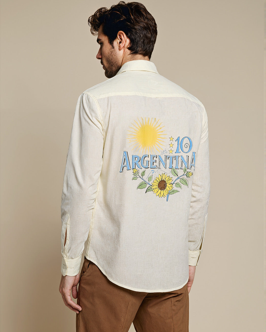 Argentina Linen-Blend Shirt