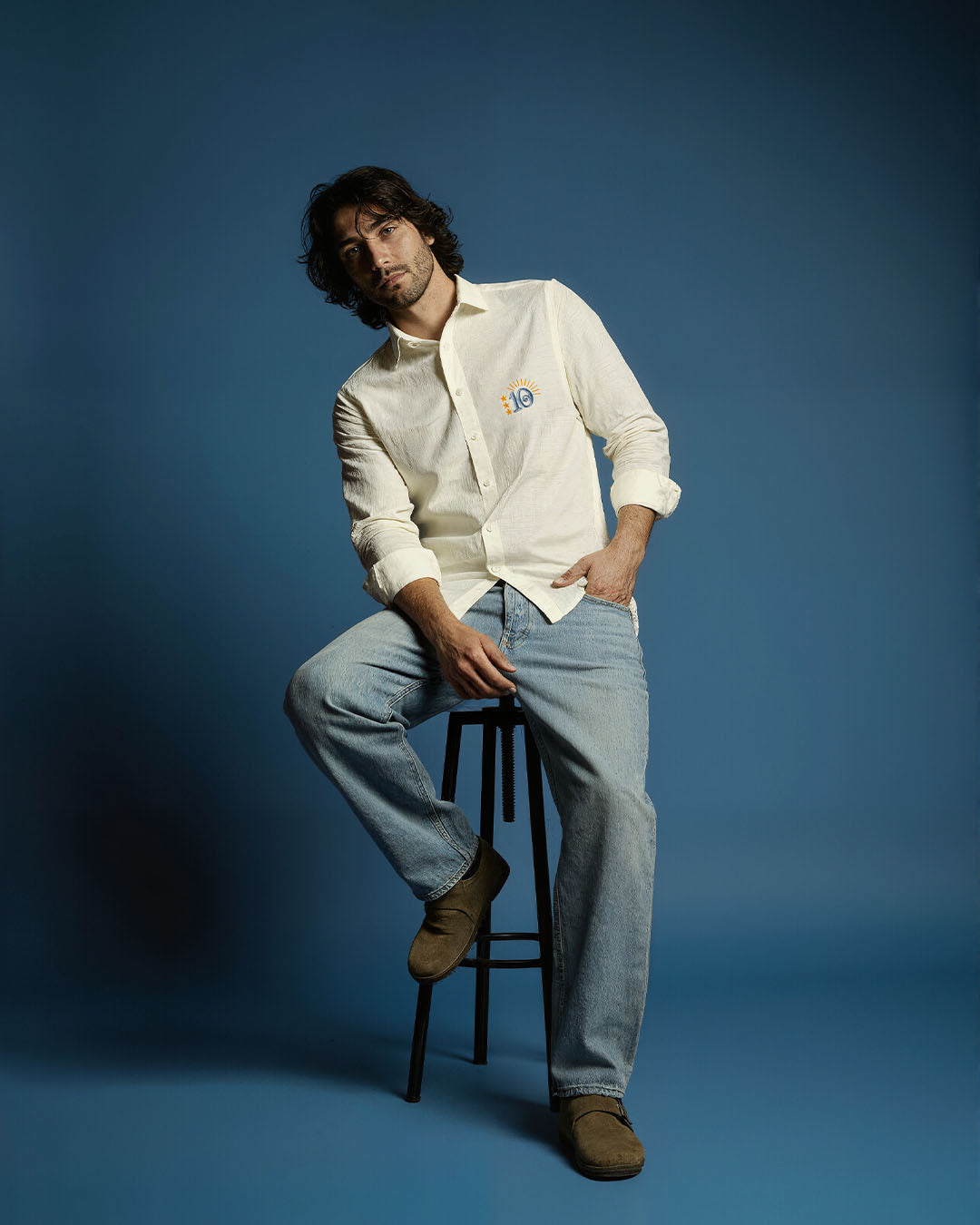 Argentina Linen-Blend Shirt