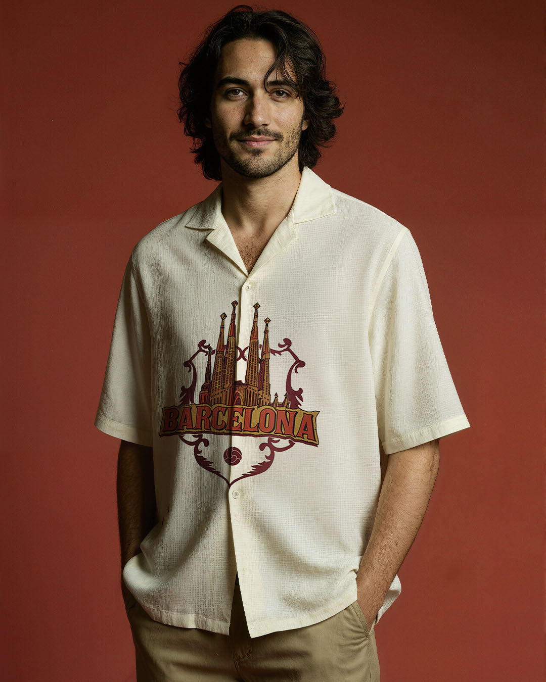 Barcelona Linen-Blend Cuban Shirt