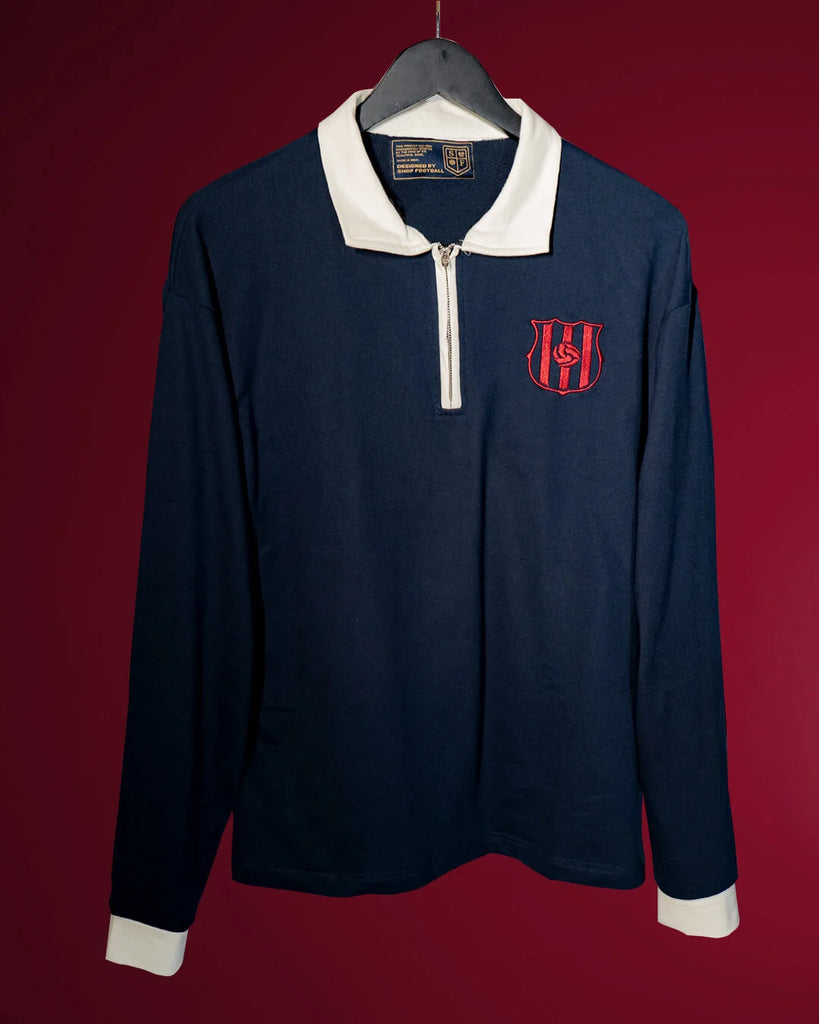 Blaugrana Navy Collared Sweatshirt