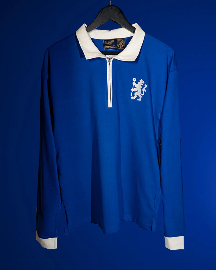 Blue Lions Collared Sweatshirt