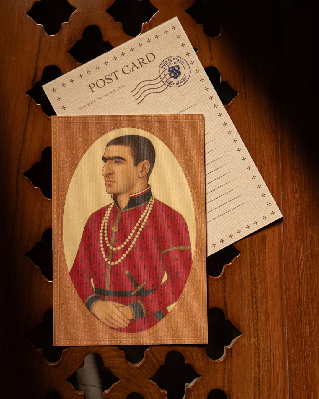 Eric Cantona Postcard