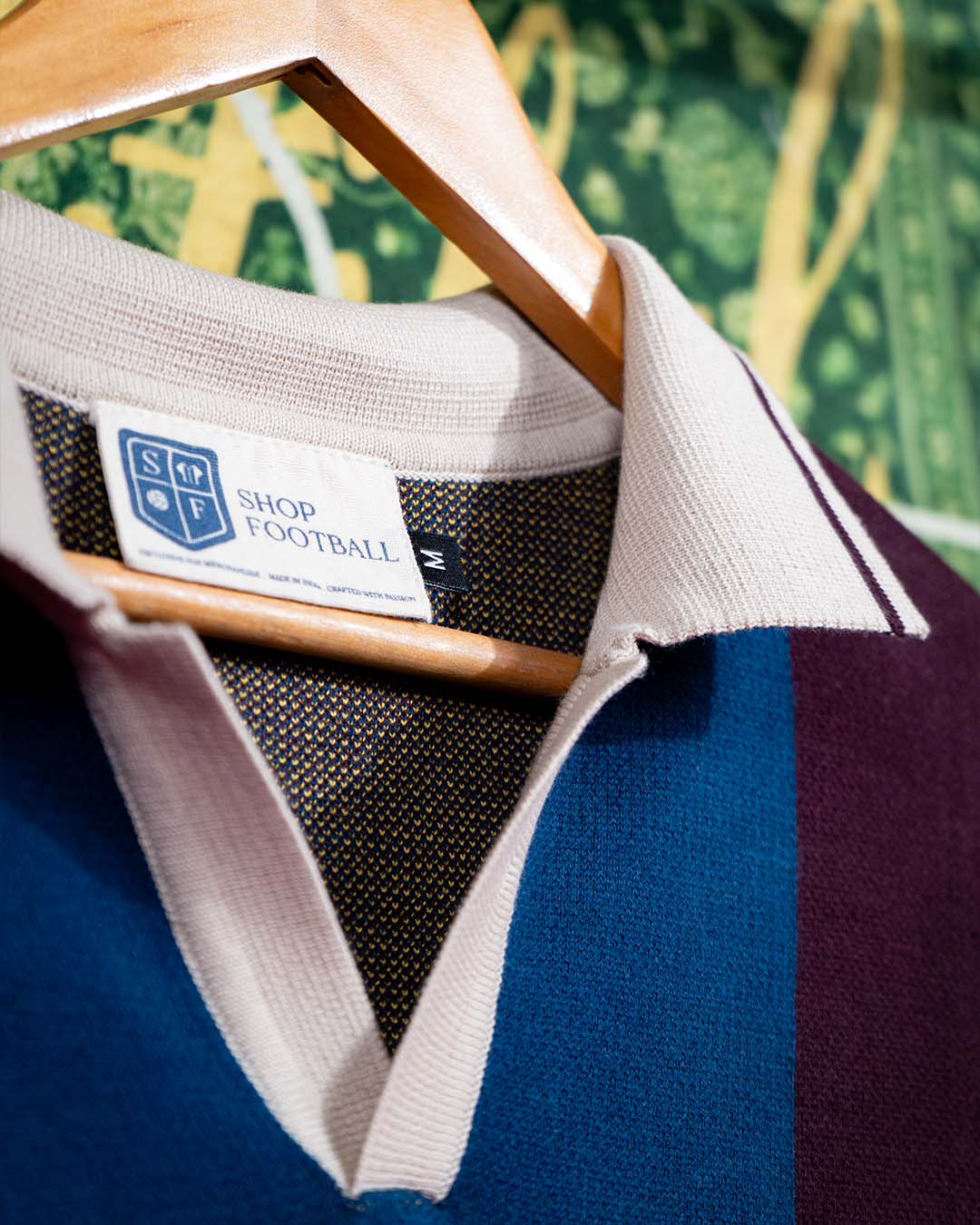Crimson & Navy Knit Polo