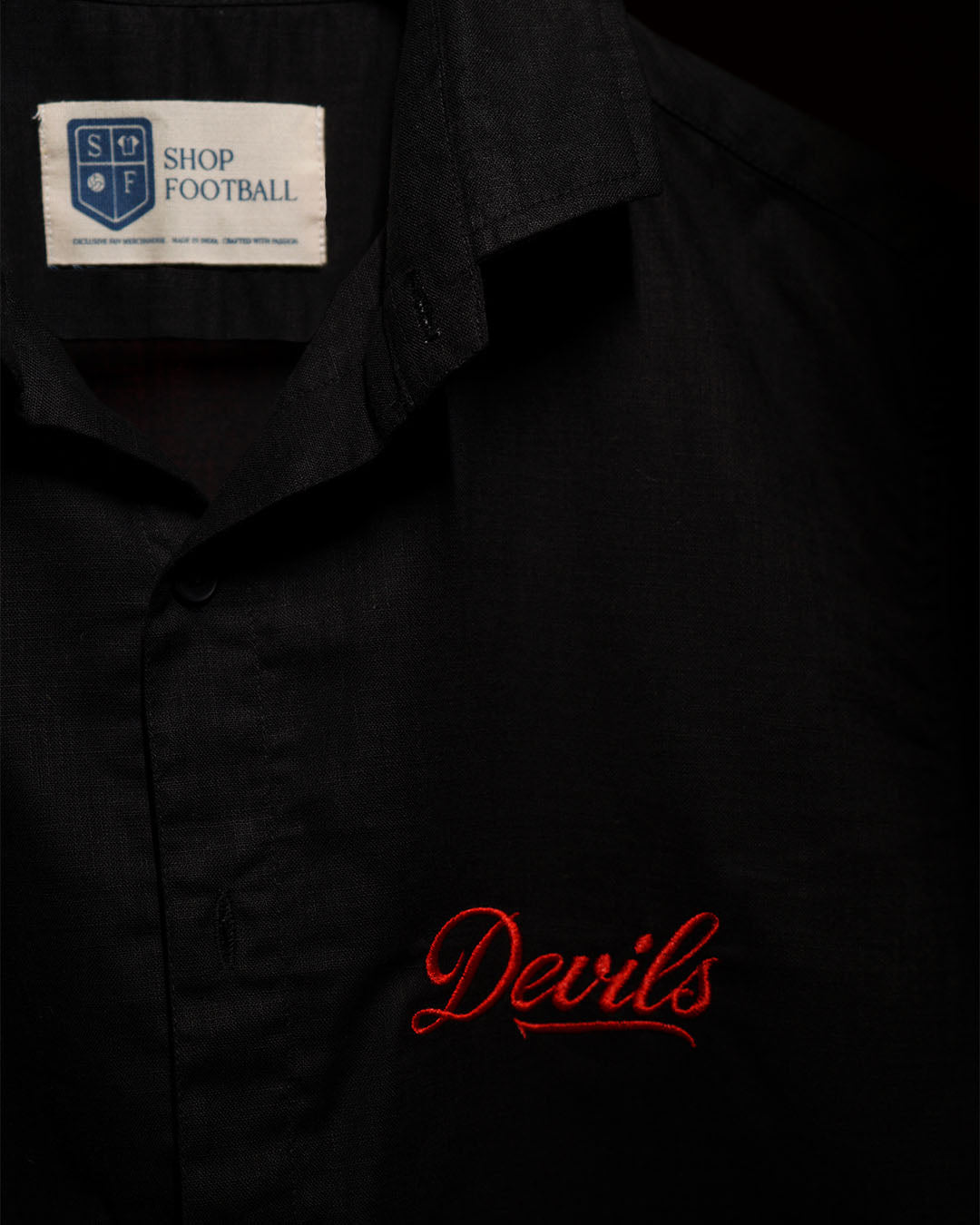 Devils Linen-Blend Shirt