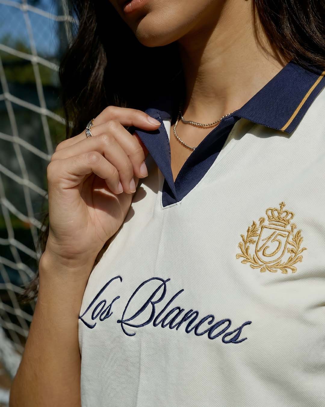 Madrid Women's Oversized Cropped Polo