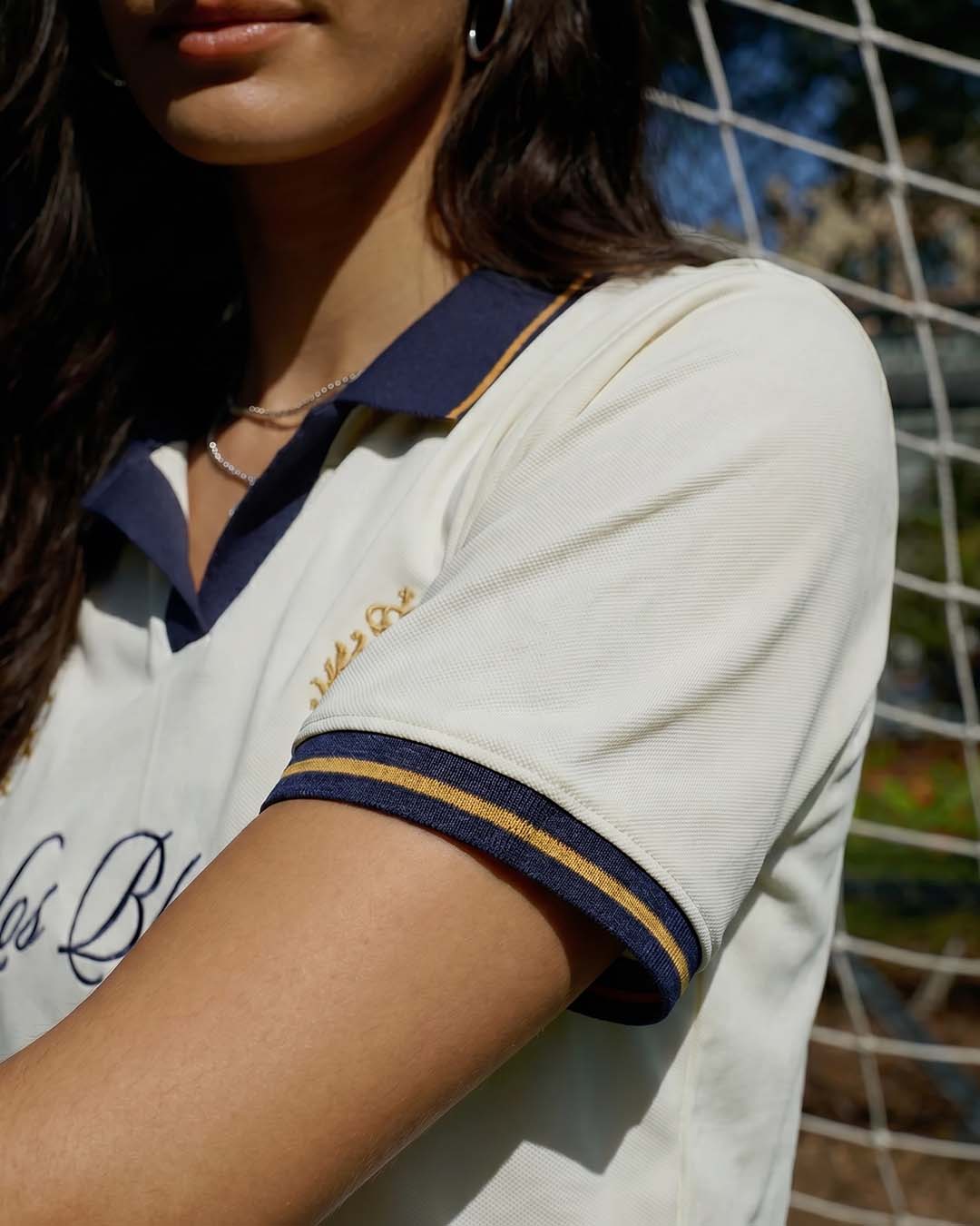 Madrid Women's Oversized Cropped Polo