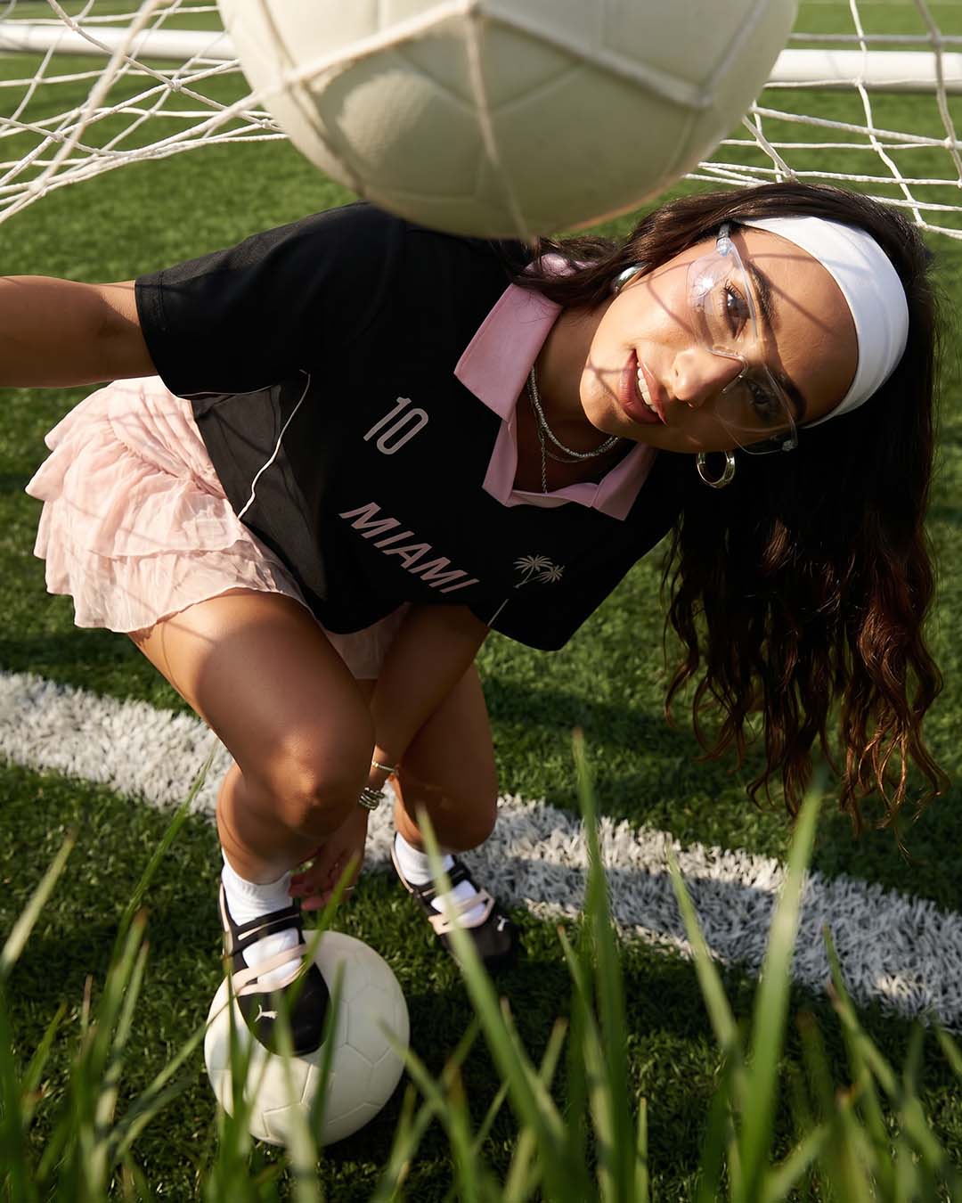 Miami Women's Oversized Cropped Polo