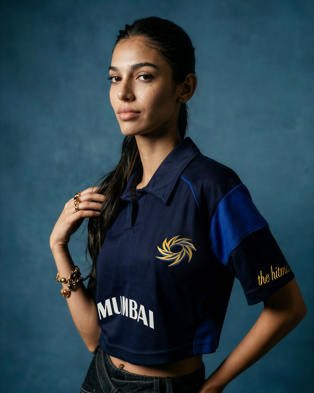 Mumbai Women's Oversized Cropped Polo