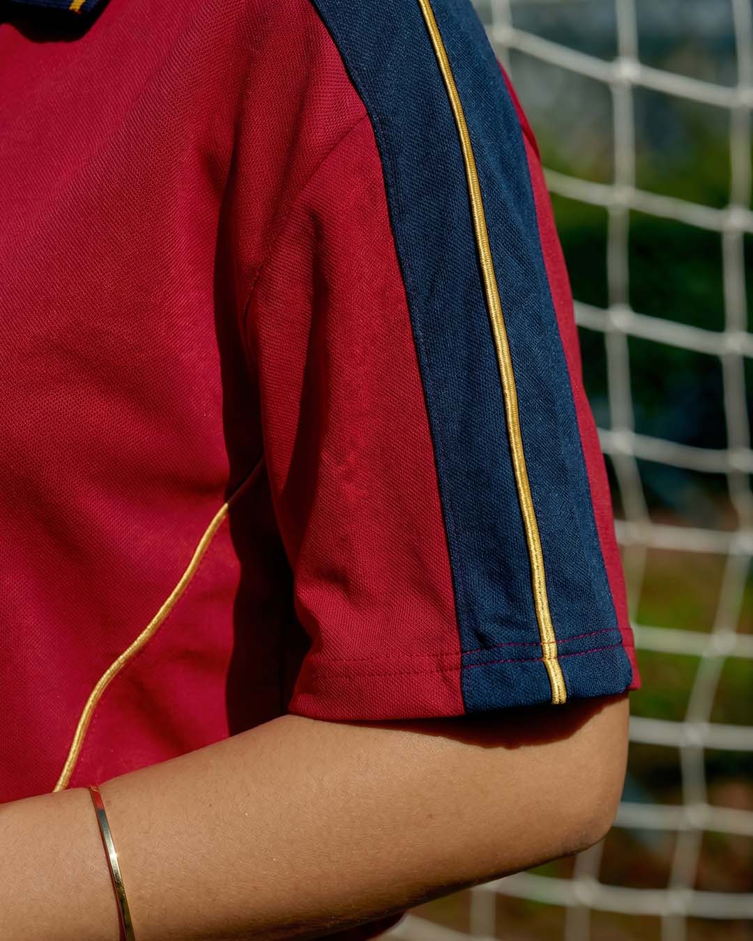 Spain Women's Oversized Cropped Polo