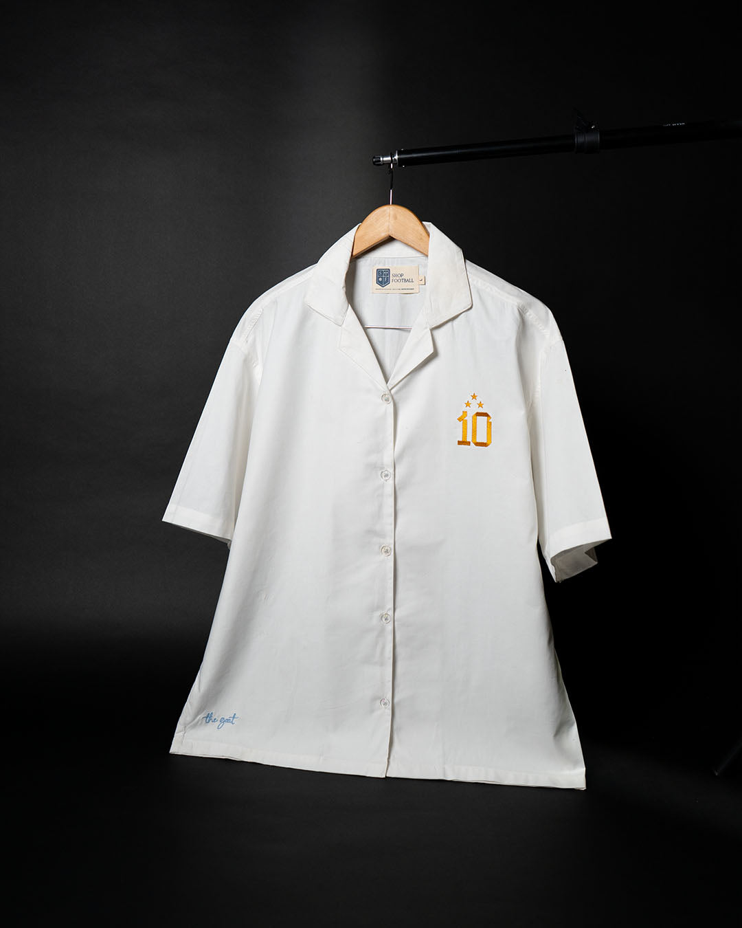 The Goat White Cuban Shirt