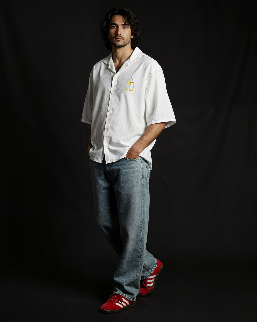 The Goat White Cuban Shirt