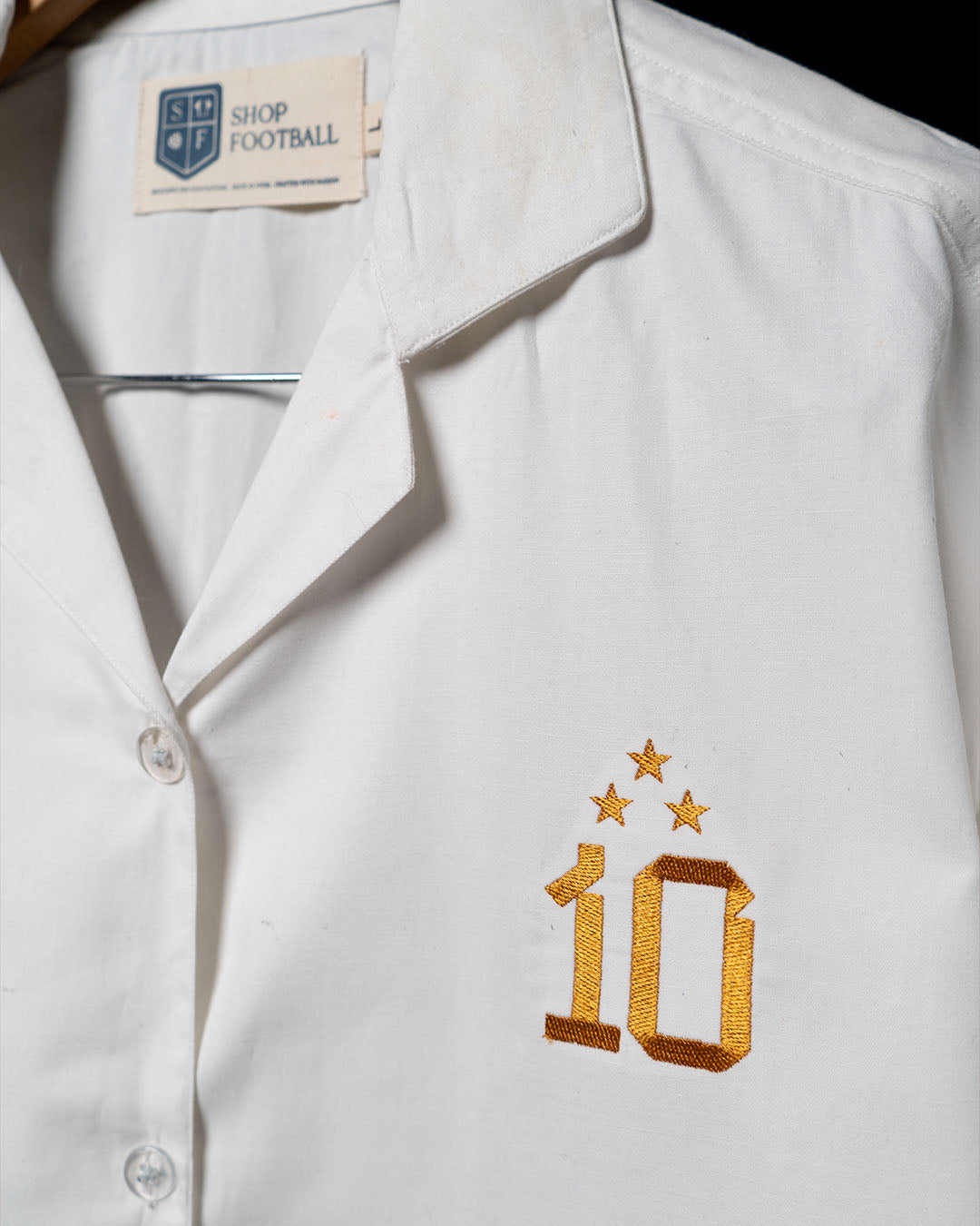 The Goat White Cuban Shirt